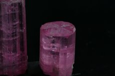 3  Pink Tourmaline Crystals