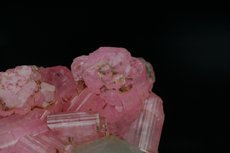 Rubellite on Quartz