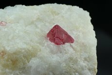 Fine Spinel Crystal in Calcite