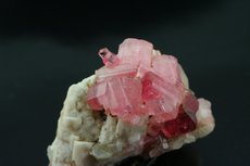 Pink Rubellite Crystals in Matrix Burma