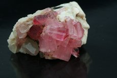 Pink Rubellite Crystals in Matrix Burma