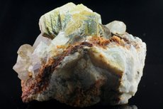 Topaz in Matrix w. Quartz & Mica