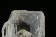 Doubly terminated Topaz Crystal On Quartz