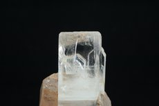 Doubly terminated Topaz Crystal On Quartz