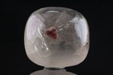 Quartz Inclusions with Spessartine Crystal