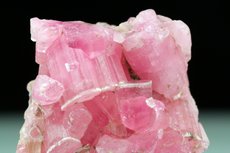 Rubellite Crystal Cluster