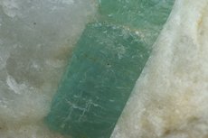 Apatite with Spinel in Calcite