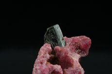 Rare Baddeleyite Crystal on Spinel