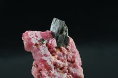 Rare Baddeleyite Crystal on Spinel