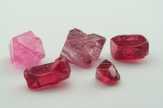 Twinned Spinel Crystal  Lot