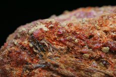 Fine Painite Crystals in Matrix