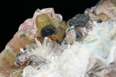 Moor's Head Tourmaline Crystals in Matrix