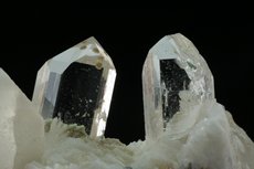 Two Gemmy Topaz Crystal in Matrix