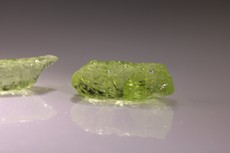 3 Rare gemmy Peridot Crystals