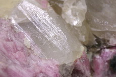 Pilz-Turmalin Kristall mit Hambergit in Matrix