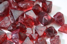 180 pcs. Spinel Crystals