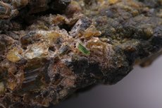 Rare Big green Enstatite Crystal in Matrix