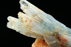 Seltener garbenförmiger Aquamarine Crystal 