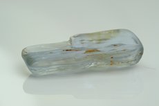 Fine Sillimanite Crystal and Cut