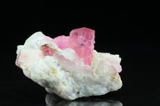 Fine pink Tourmaline in Matrix