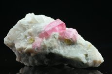 Fine pink Tourmaline in Matrix