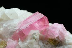 Fine pink Tourmaline in Matrix