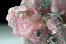 Pink Moor's Head Tourmaline Crystals 