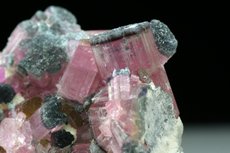 Pink Moor's Head Tourmaline Crystals 