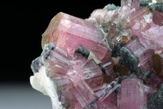 Pink Moor's Head Tourmaline Crystals 