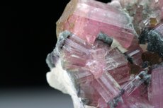 Pink Moor's Head Tourmaline Crystals 