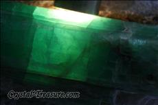 Green Beryll in Matrix