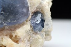 Extremely rare blue Spinel Crystals in Matrix