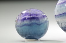 Gebänderte Fluorit Cabochons