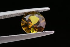 Gelber Chrysoberyll Brilliantschliff