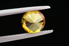 Gelber Chrysoberyll Brilliantschliff