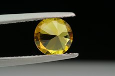 Gelber Chrysoberyll Brilliantschliff