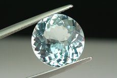 Natural blue faceted Topaz