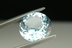 Natural blue faceted Topaz