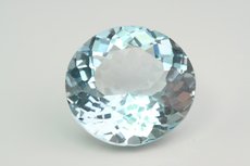 Natural blue faceted Topaz