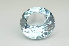 Natural blue faceted Topaz