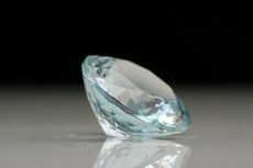 Natural blue faceted Topaz