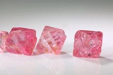 14 Pink  Spinel Crystals