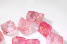 14 Pink  Spinel Crystals