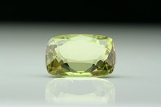 Green faceted Diopside