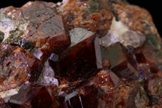 Rare Spessartine Crystal in Matrix Mogok