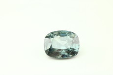 Unheated steel-blue Zircon Cut Mogok