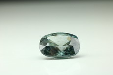 Unheated steel-blue Zircon Cut Mogok