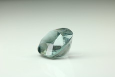 Unheated steel-blue Zircon Cut Mogok