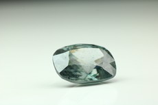 Unheated steel-blue Zircon Cut Mogok