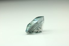 Unheated steel-blue Zircon Cut Mogok